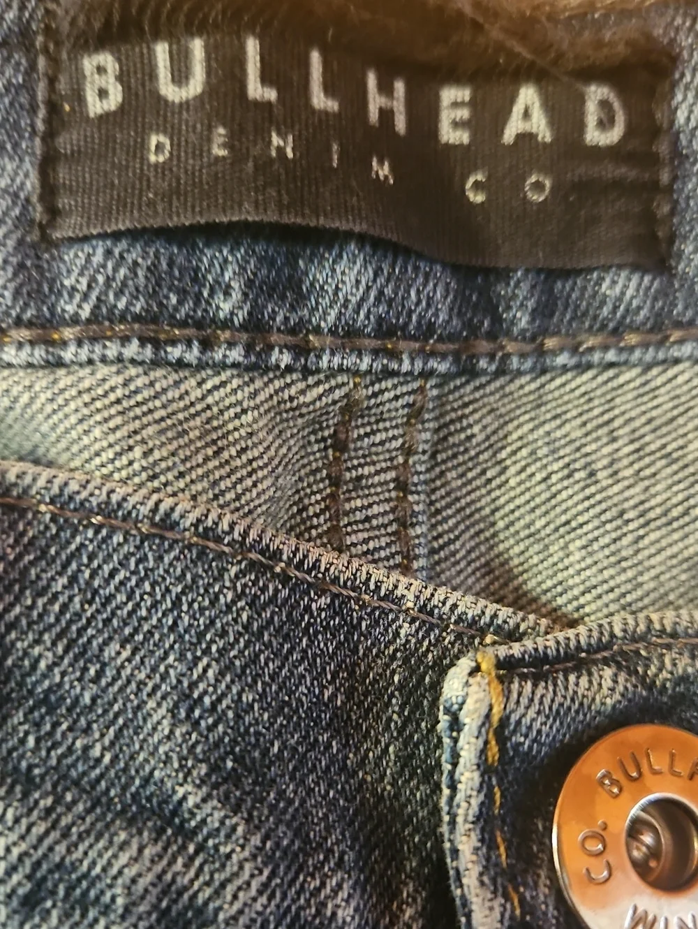 Men's Bullhead Shredded Thrashed Ripped Jeans Relaxed Slim Y2K Grunge W30 L32